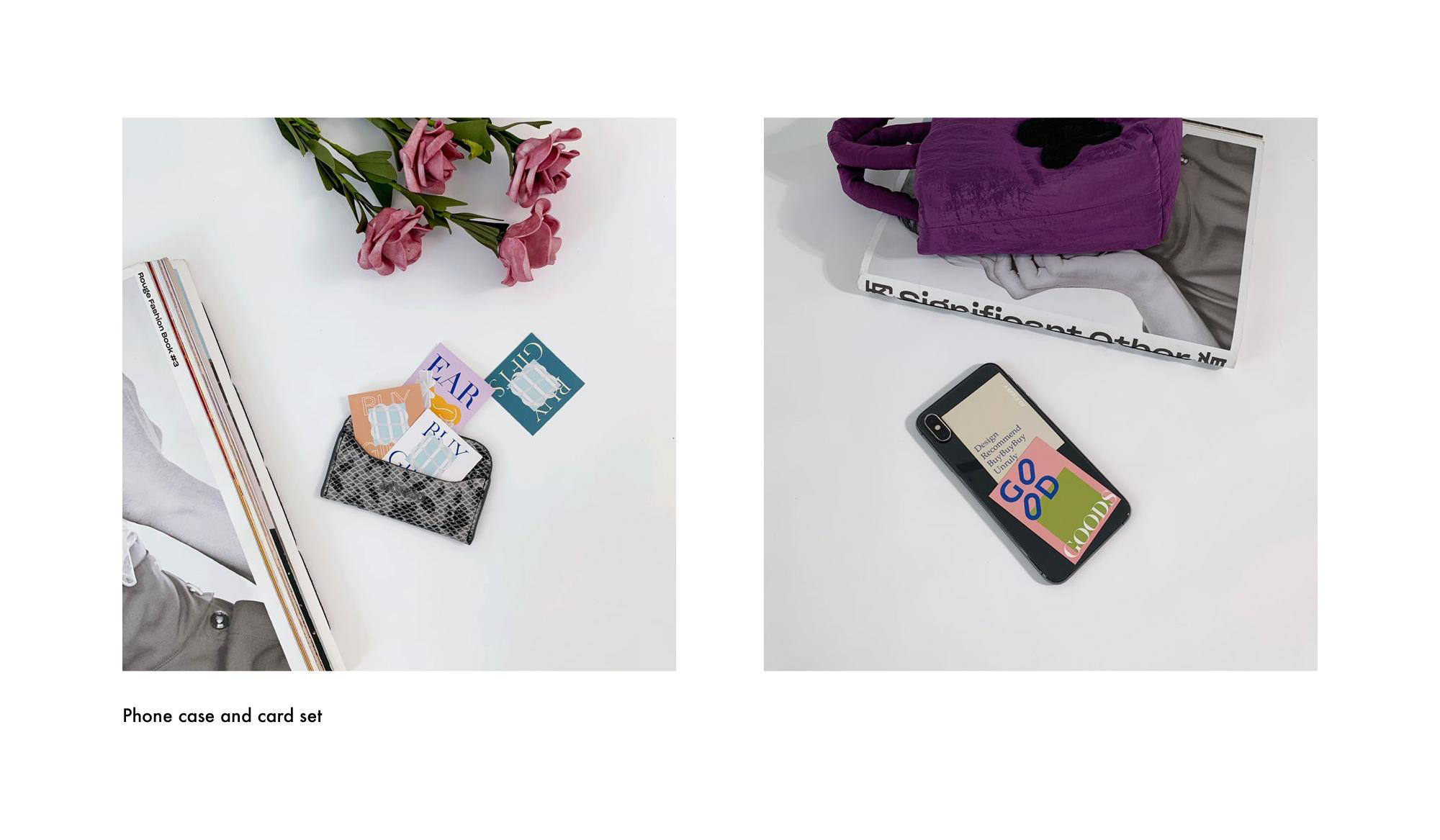 Graphic depicting UI-styled buttons with different categories of interior design items on top of an image of a modern interior living room.